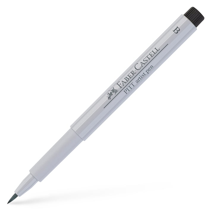 Faber-Castell Маркер-четка Pitt Artist Pen, B, № 230, студеносив I