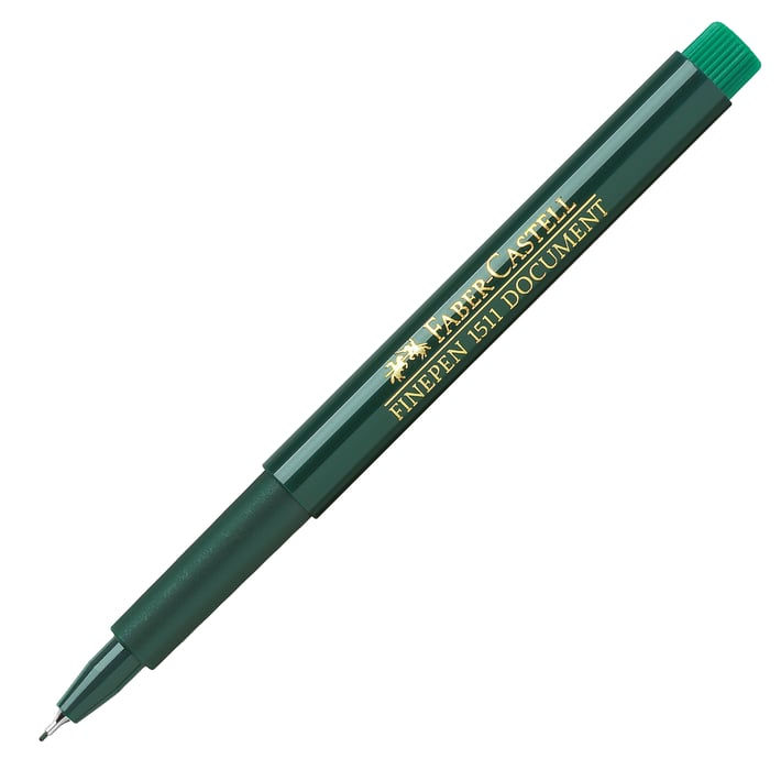 Faber-Castell Тънкописец 1511, 0.4 mm, зелен