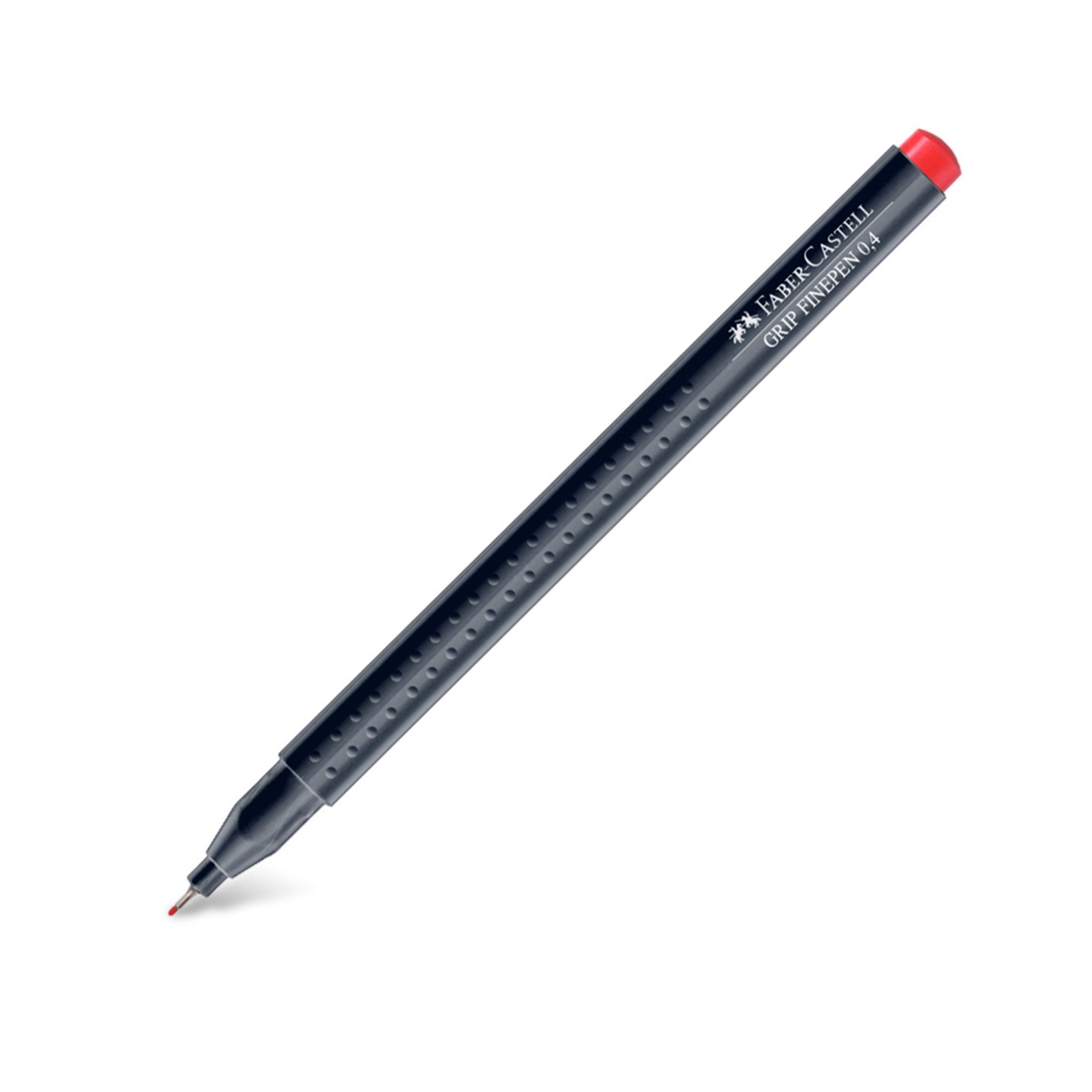 Faber-Castell Тънкописец Grip, 0.4 mm, червен