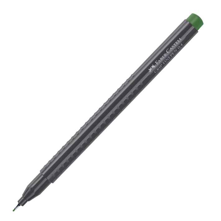 Faber-Castell Тънкописец Grip, 0.4 mm, зелен