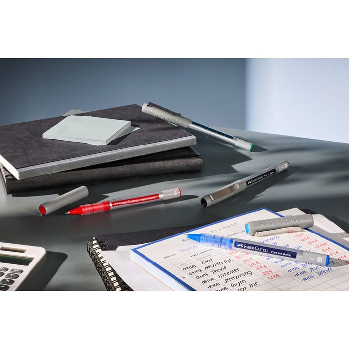 Faber-Castell Ролер Free Ink, 0.7 mm, червен