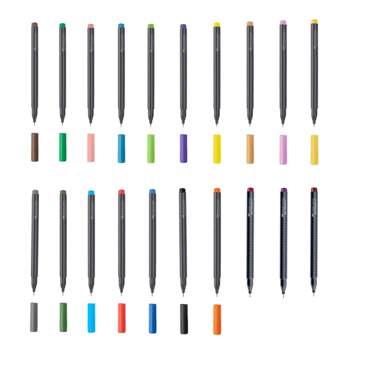 Faber-Castell Тънкописец Grip, 0.4 mm, тревистозелен