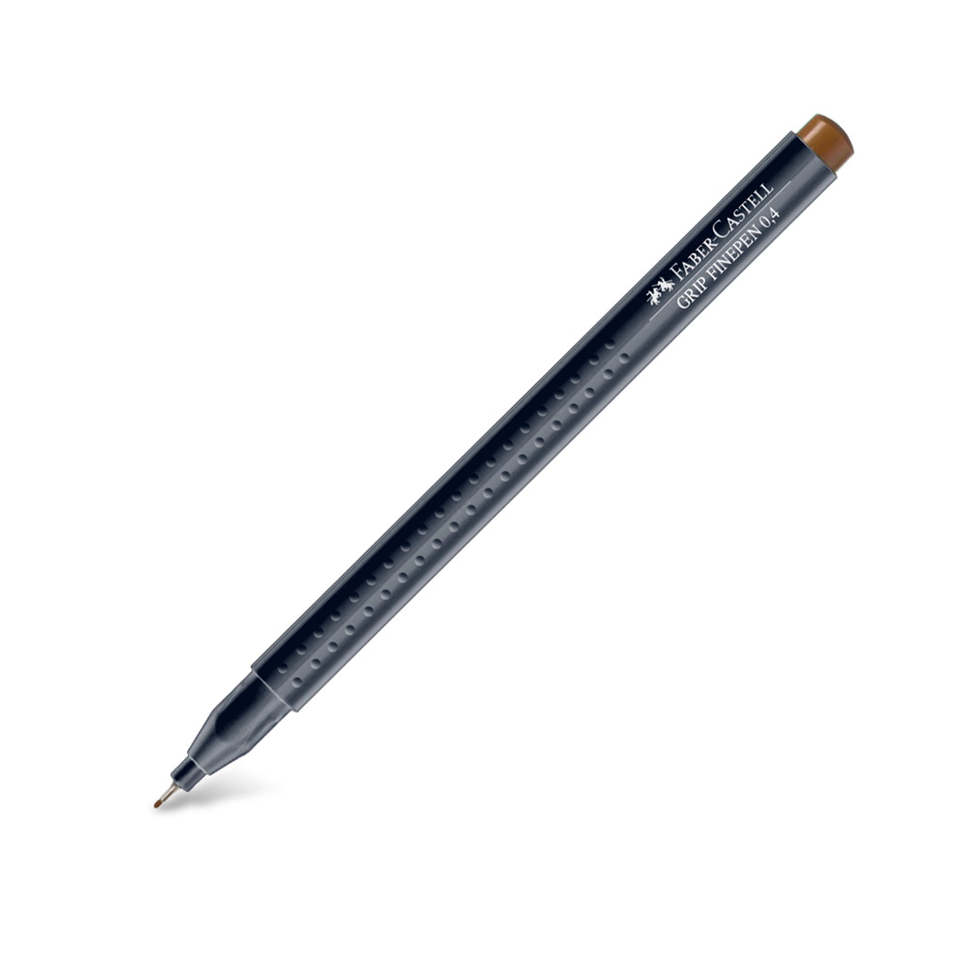 Faber-Castell Тънкописец Grip, 0.4 mm, червеникаво-кафяв