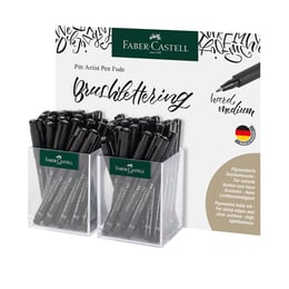 Faber-Castell Тънкописец Pitt Pen Fude, № 199, черен, 60 броя