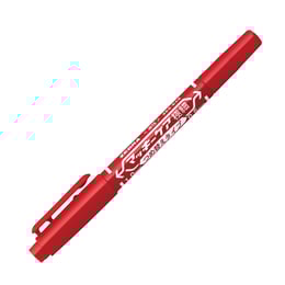 Zebra Тънкописец Mckie Extra Fine, перманентен, двоен, 0.5-1 mm, червен