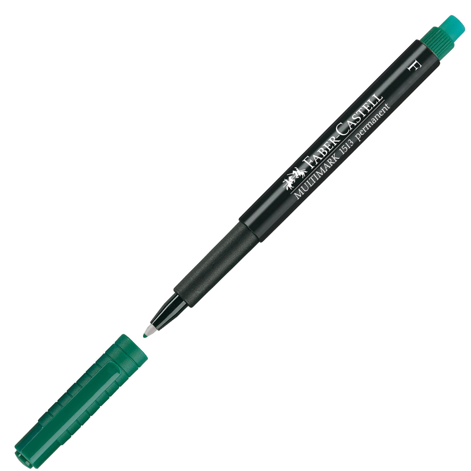 Faber-Castell Тънкописец 1513 OHP F, перманентен, 0.6 mm, зелен