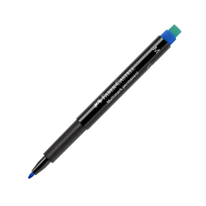 Faber-Castell Тънкописец 1525 OHP M, перманентен, 1.0 mm, син