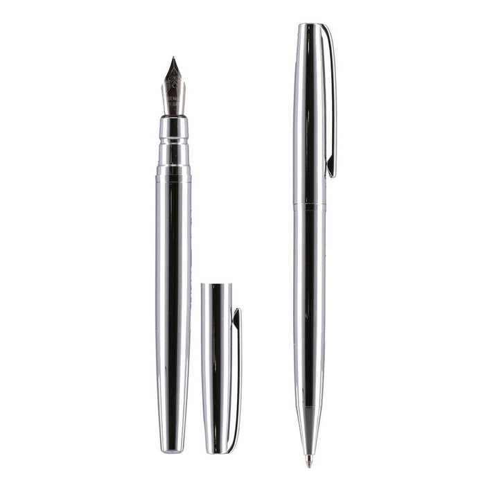 Комплект химикалка и писалка Empire Atomik, сребристи