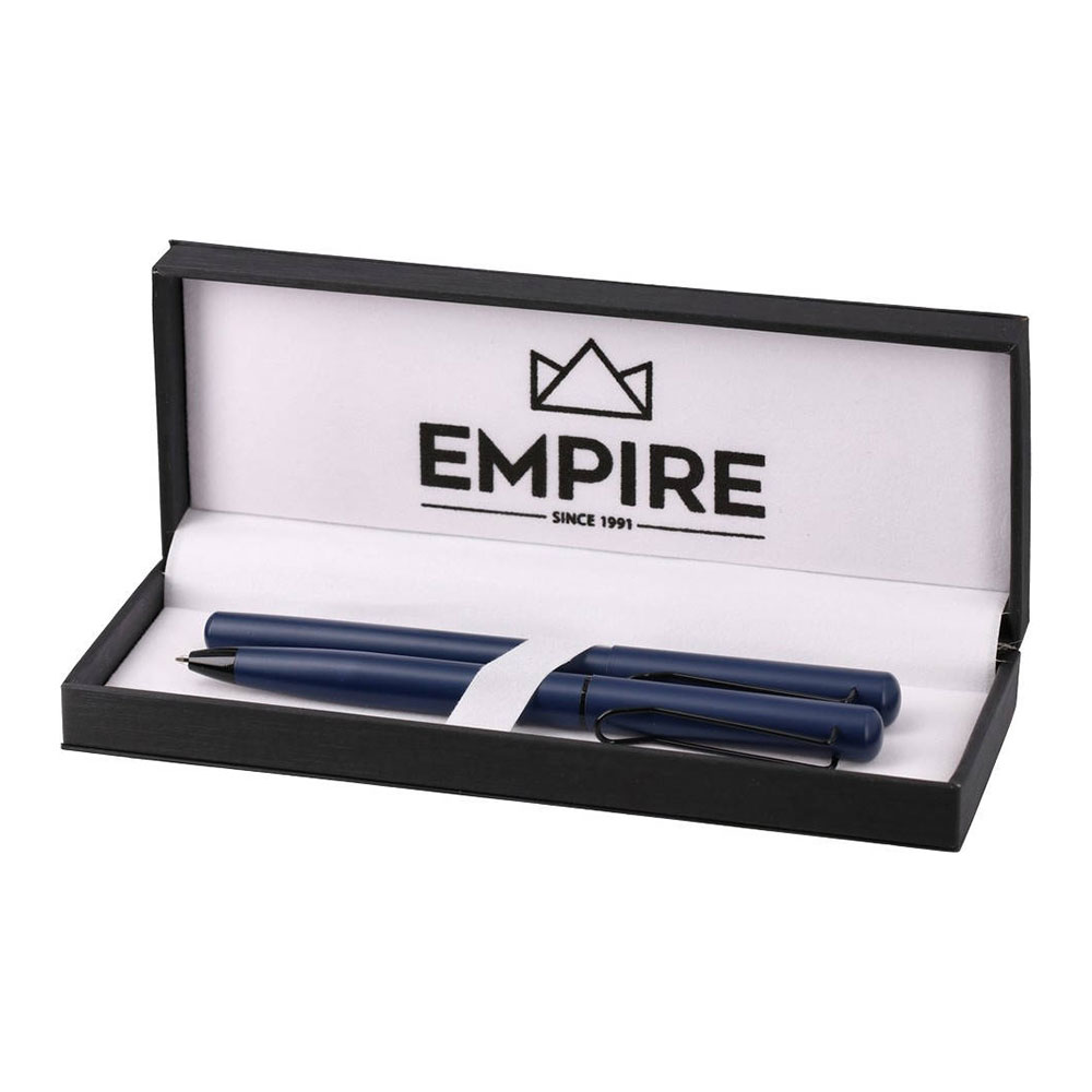 Комплект химикалка и писалка Empire Maemo, тъмносини
