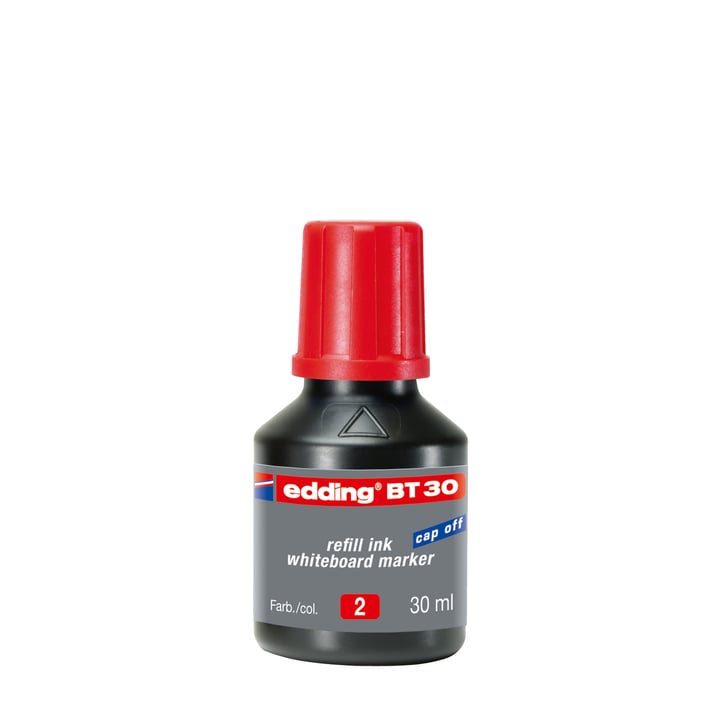 Edding Мастило за маркер за бяла дъска BT30, 30 ml, червено