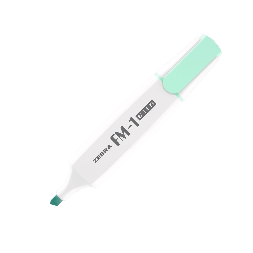 Zebra Текст маркер FM-1 Mild, 3.5 mm, синьо-зелен