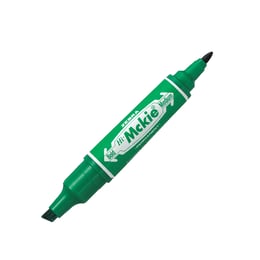 Zebra Перманентен маркер Hi-Mckie, двоен, 2-4 mm, зелен