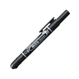 Zebra Перманентен маркер Mckie Retractable, автоматичен, 1.3 mm, черен
