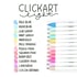 Zebra Маркер Clickart, автоматичен, 12 цвята