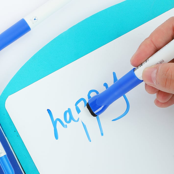 Beifa Борд маркер за бяла дъска BY703-C301, с гъбичка на капачката, комплект от 4 цвята