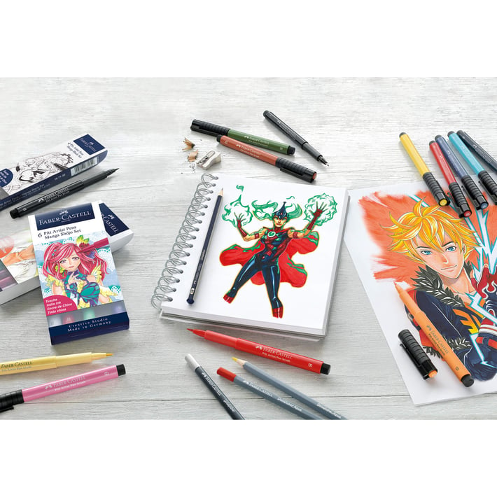 Faber-Castell Комплект Pitt Comic 3D, 11 броя