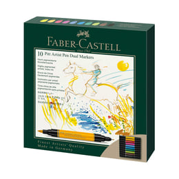 Faber-Castell Маркер Dual, 10 цвята