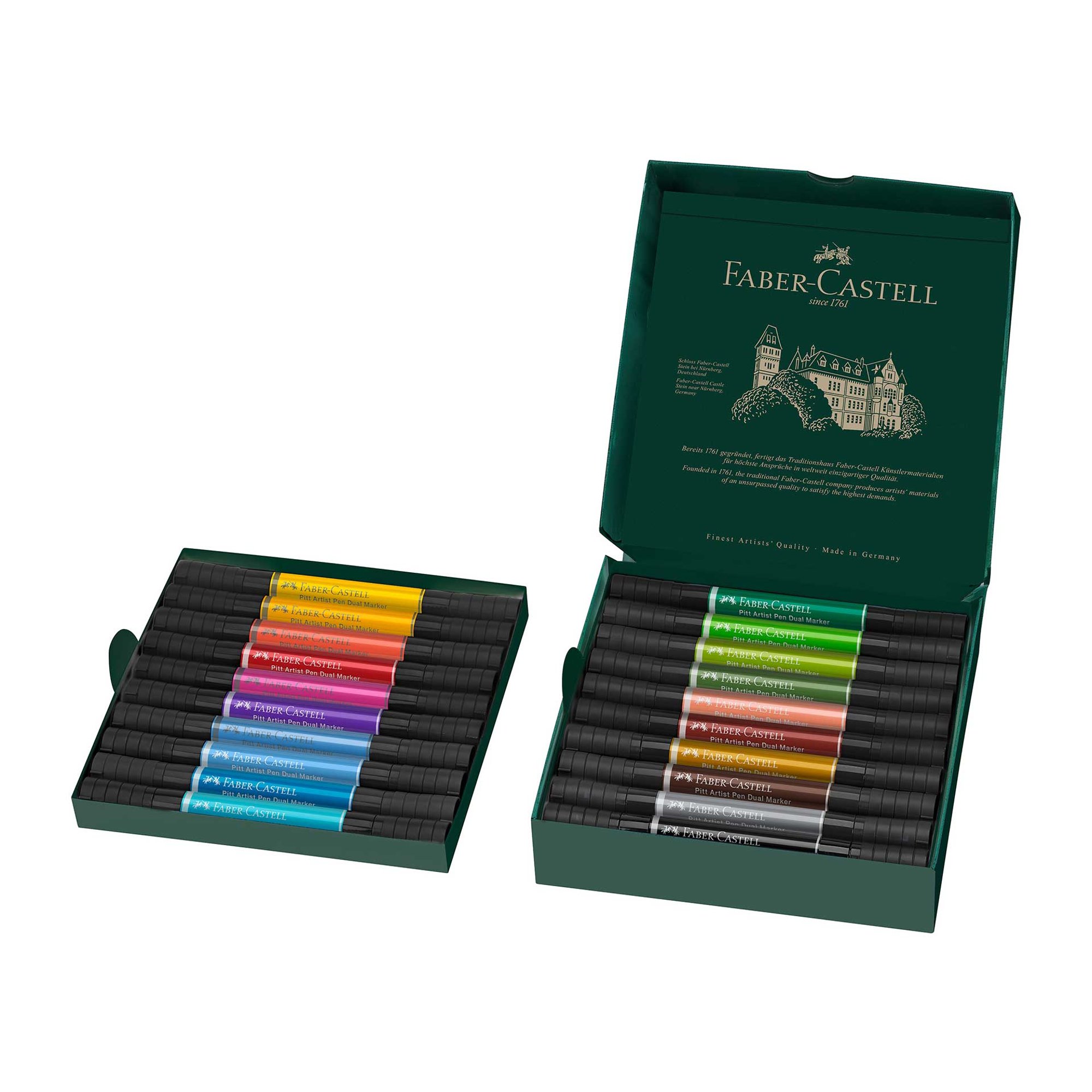 Faber-Castell Маркер Dual, 20 цвята