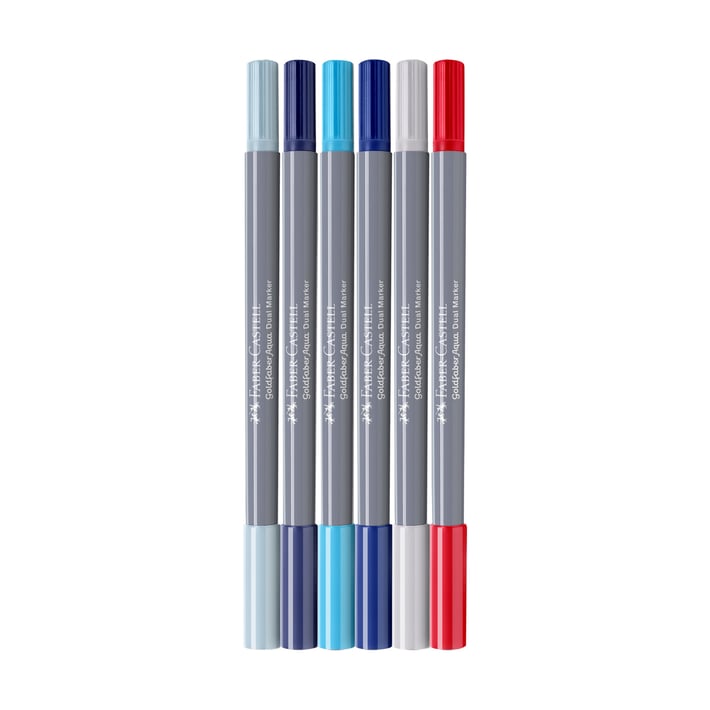 Faber-Castell Маркер Goldfaber A.Dual - Seaside, 6 броя