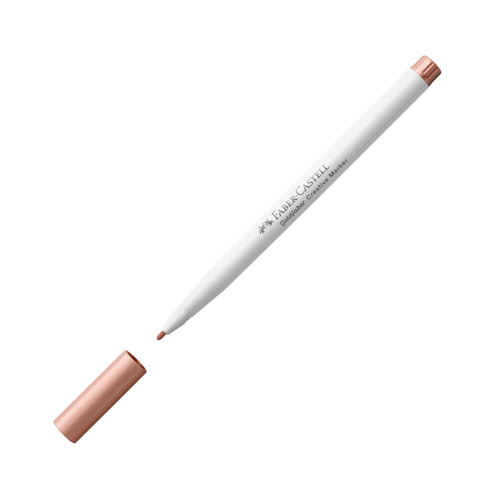 Faber-Castell Маркер Creative, объл, 1.5 mm, № 552, меден металик