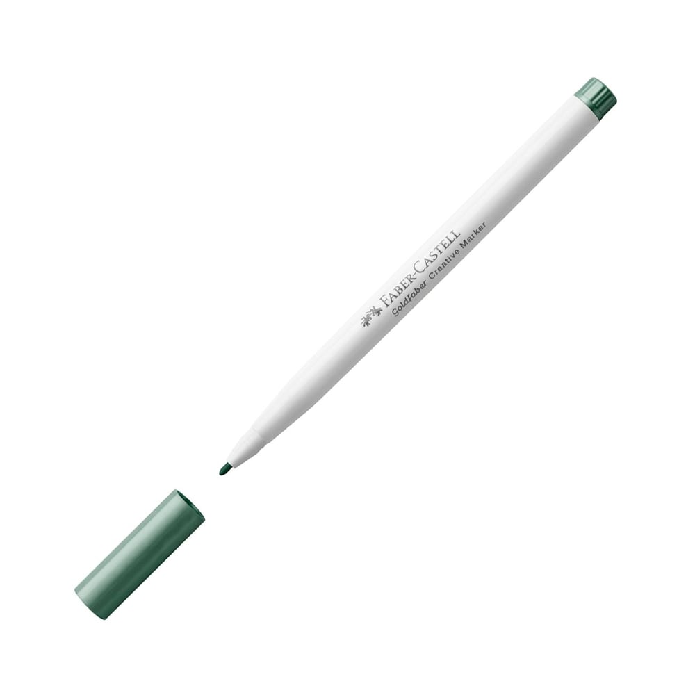 Faber-Castell Маркер Creative, объл, 1.5 mm, № 578, наситенозелен металик