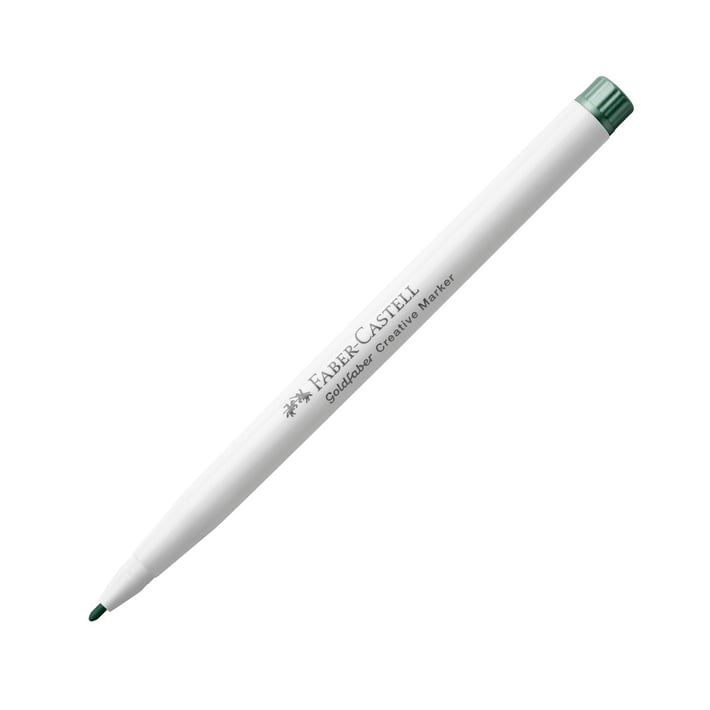 Faber-Castell Маркер Creative, объл, 1.5 mm, № 578, наситенозелен металик