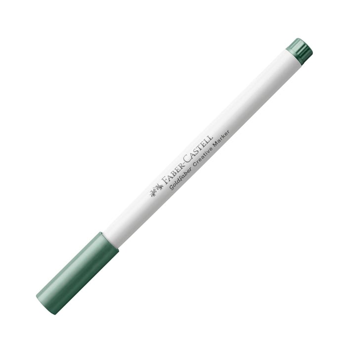Faber-Castell Маркер Creative, объл, 1.5 mm, № 578, наситенозелен металик