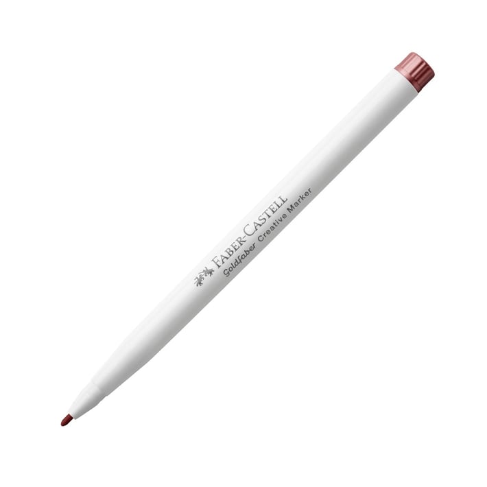 Faber-Castell Маркер Creative, объл, 1.5 mm, № 593, наситеночервен металик