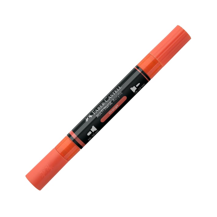 Faber-Castell Акрилен маркер Multimark, № 115, оранжев
