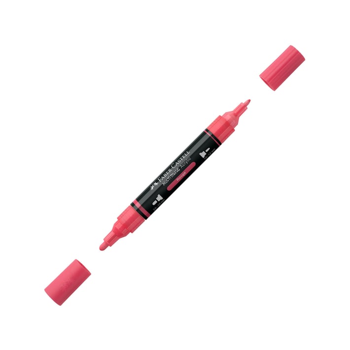 Faber-Castell Акрилен маркер Multimark, № 124, червен