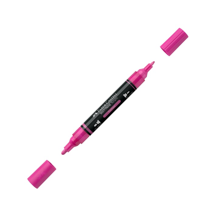 Faber-Castell Акрилен маркер Multimark, № 125, фуксия