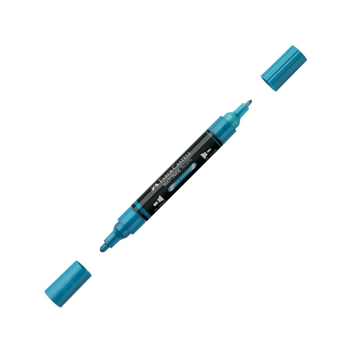 Faber-Castell Акрилен маркер Multimark, № 292, син металик