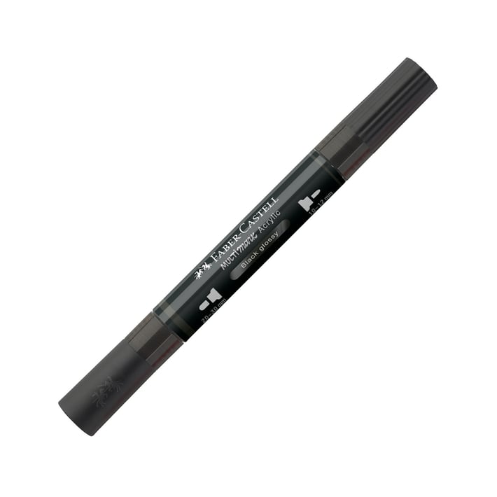 Faber-Castell Акрилен маркер Multimark, № 299, черен гланц