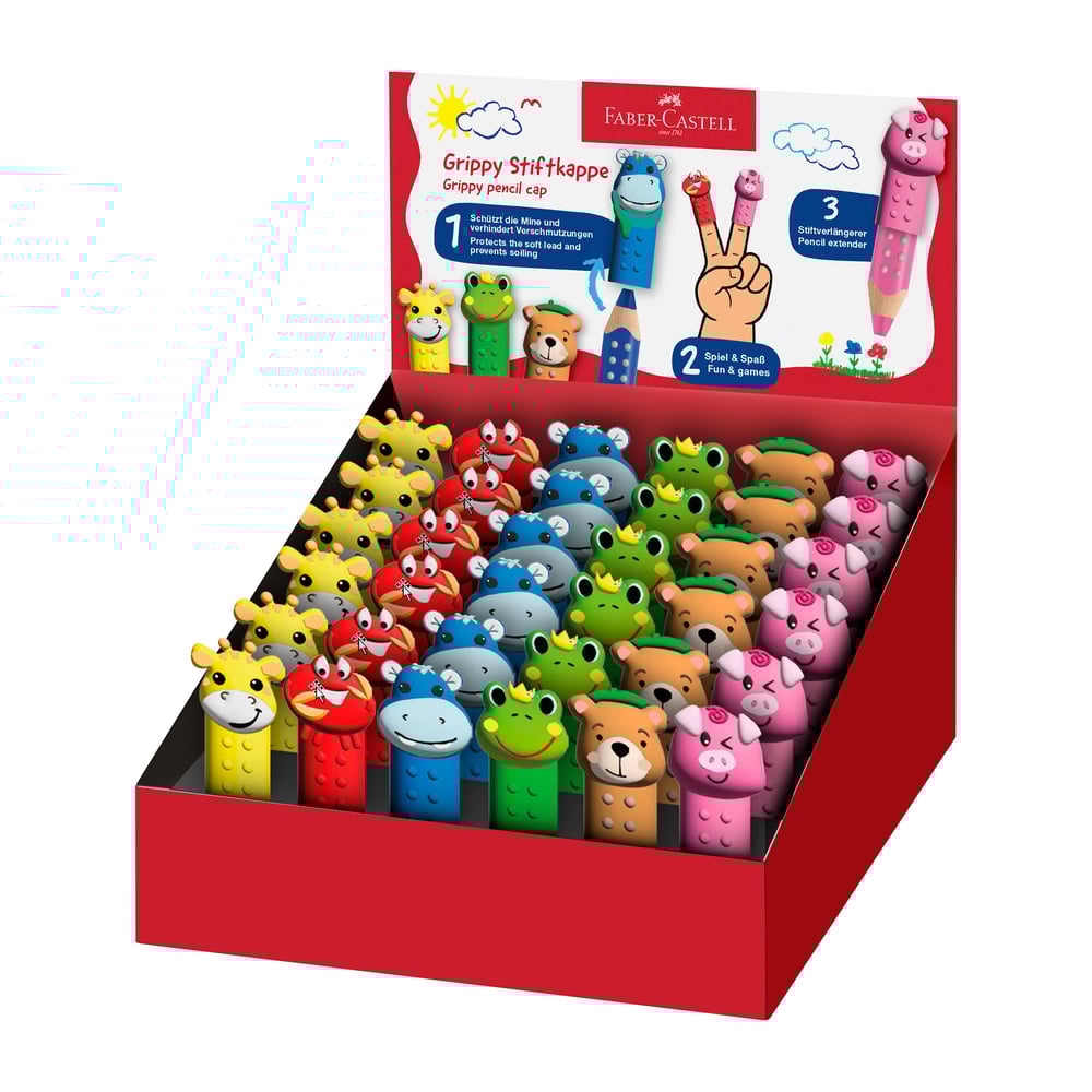 Faber-Castell Капачка за молив Grippy, микс, асорти