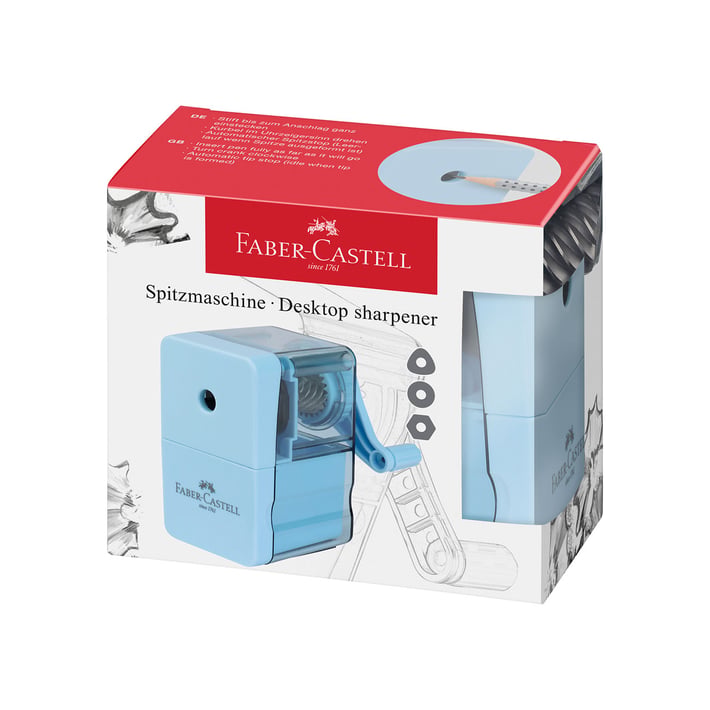 Faber-Castell Острилка, настолна, светлосиня