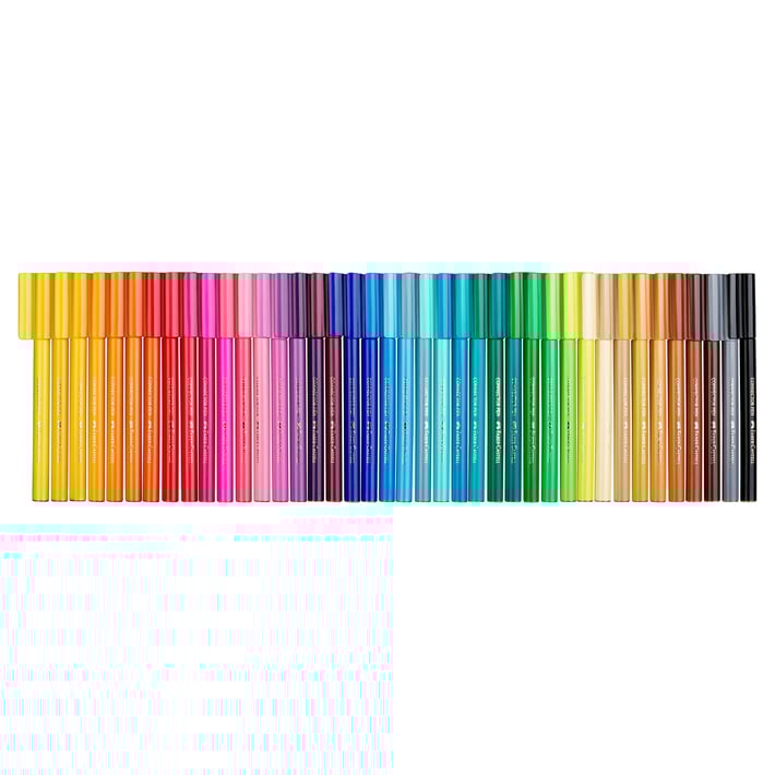 Faber-Castell Флумастери Connector, 40 цвята в куфар