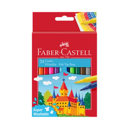 Faber-Castell Флумастери Замък, 24 цвята