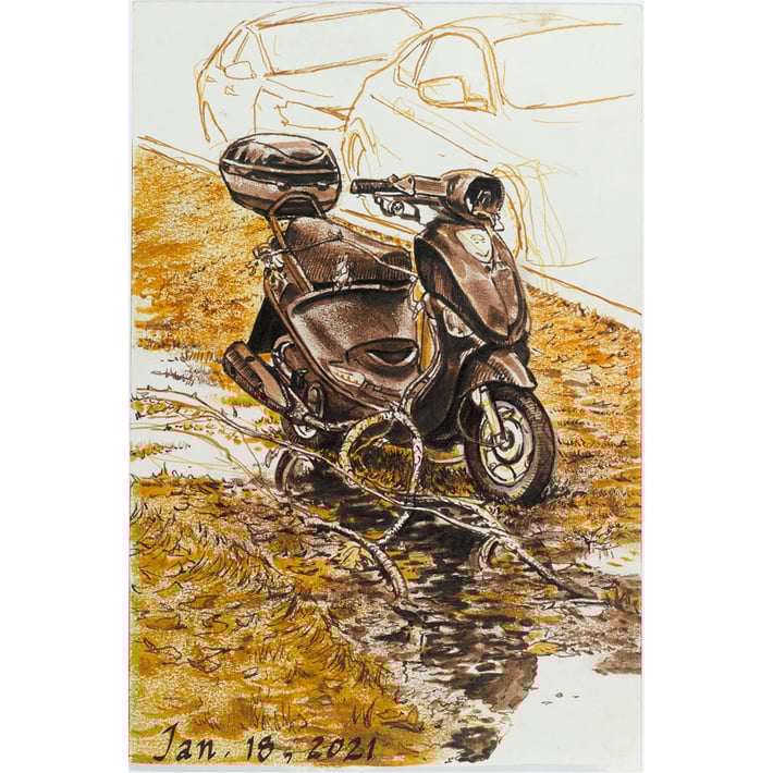 Faber-Castell Тънкописец Pitt Artist Pen, № 175, тъмна сепия, 4 броя (S, F, M, B)