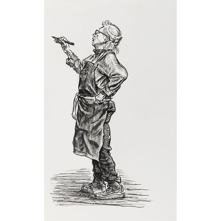 Faber-Castell Тънкописец Pitt Artist Pen, № 199, черен, 4 броя (S, F, M, B)