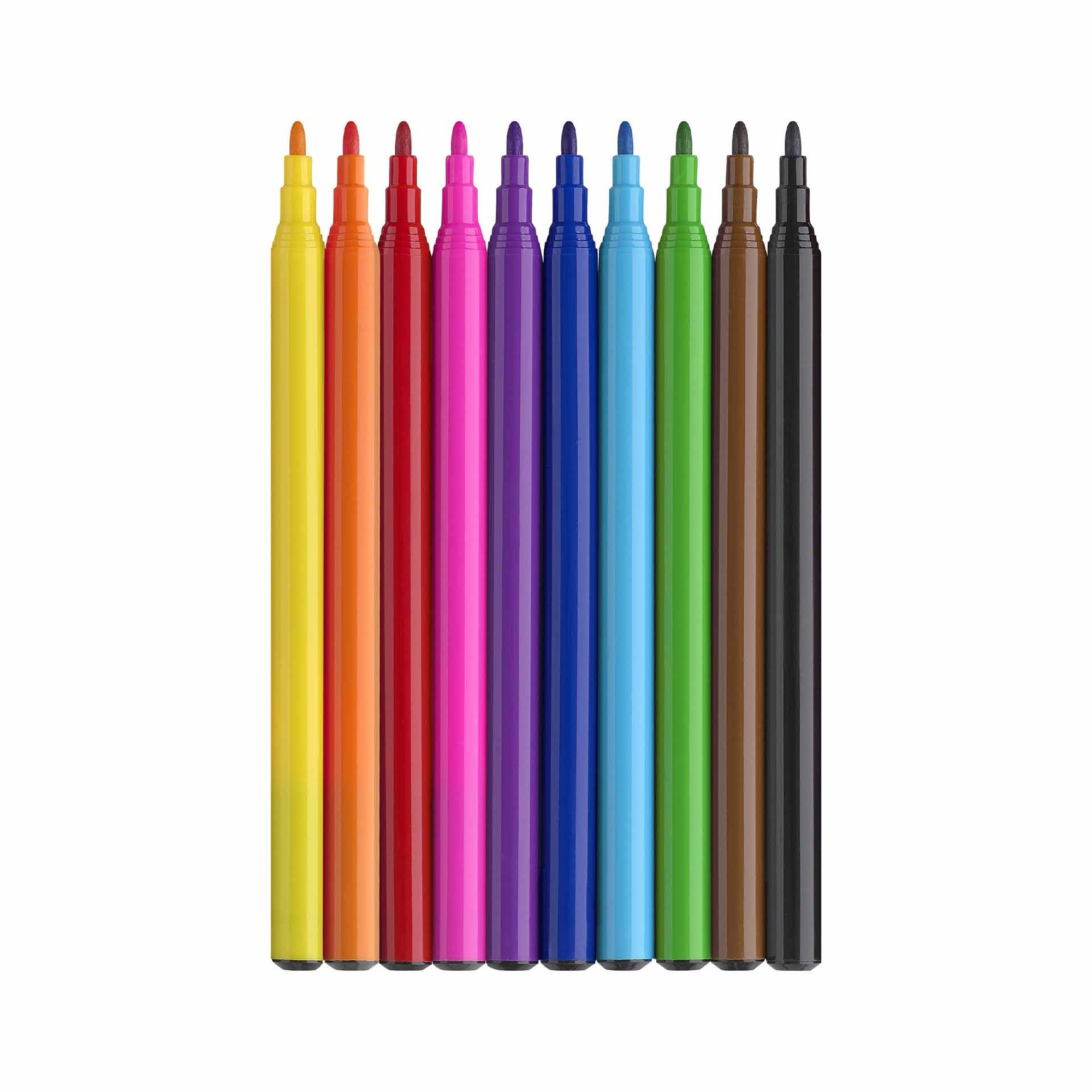 Faber-Castell Флумастери Замък - Еднорог, 10+3 цвята