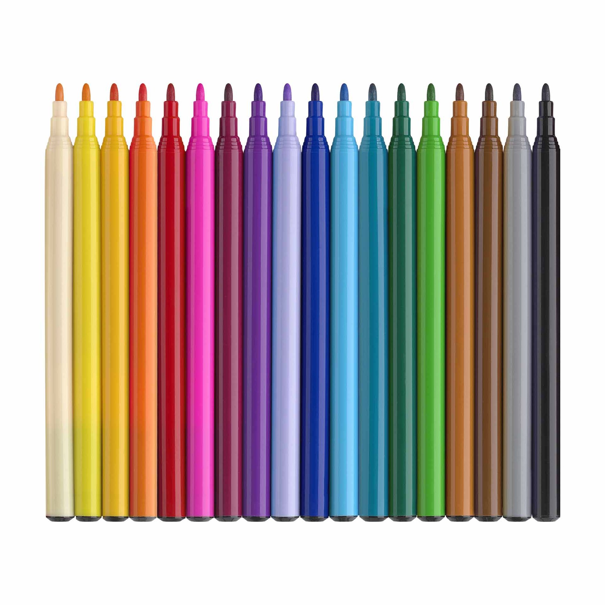 Faber-Castell Флумастери Замък - Еднорог, 18+6 цвята