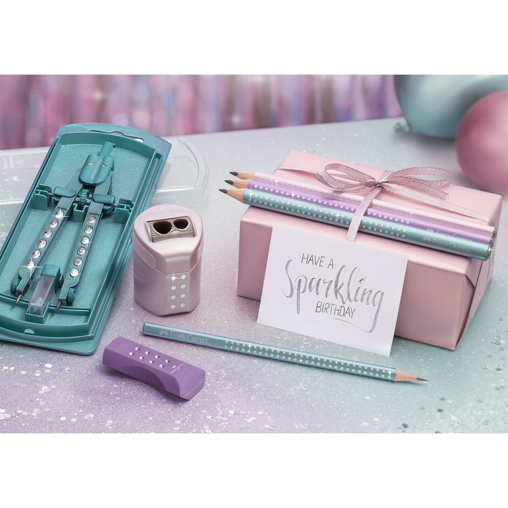 Faber-Castell Молив Sparkle, металик, морскозелен