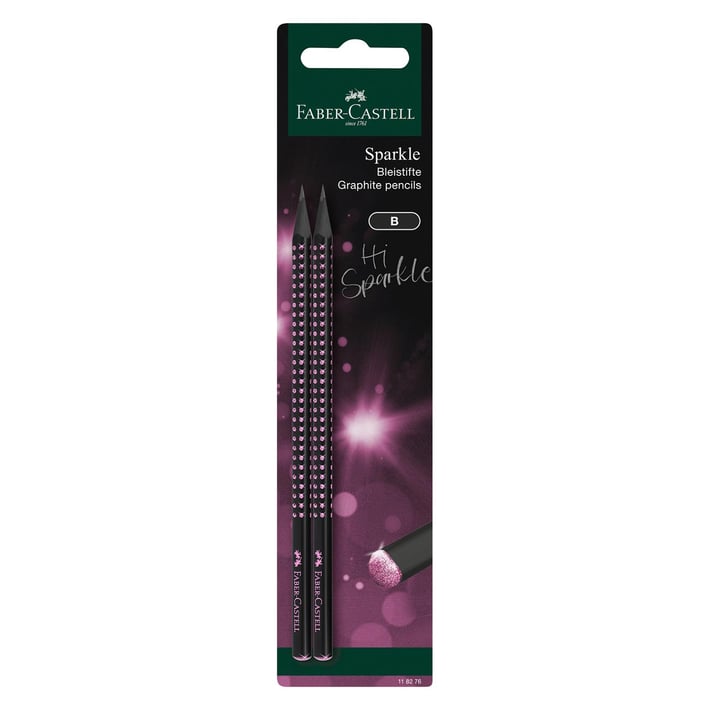 Faber-Castell Молив Sparkle Midnight, 2 броя в блистер