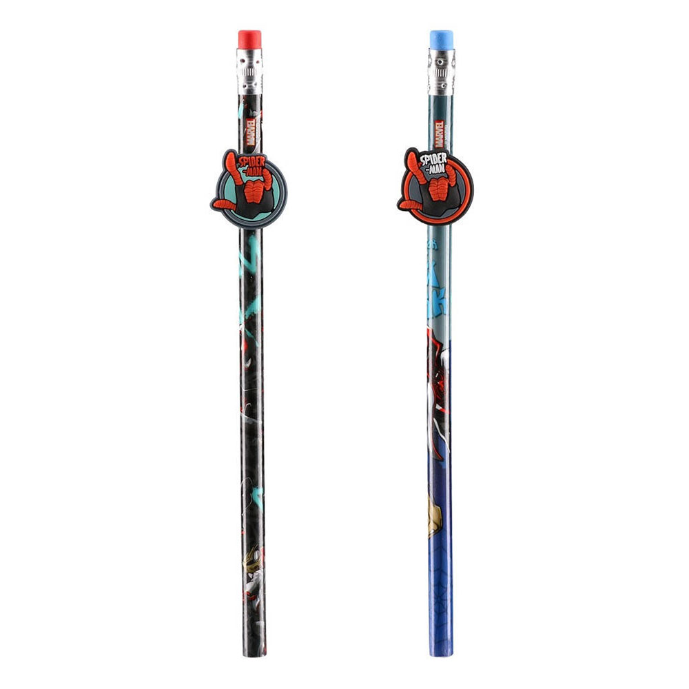 Молив Best Buy Classy Pin, Спайдърмен, HB, с гума, асорти, 1 брой