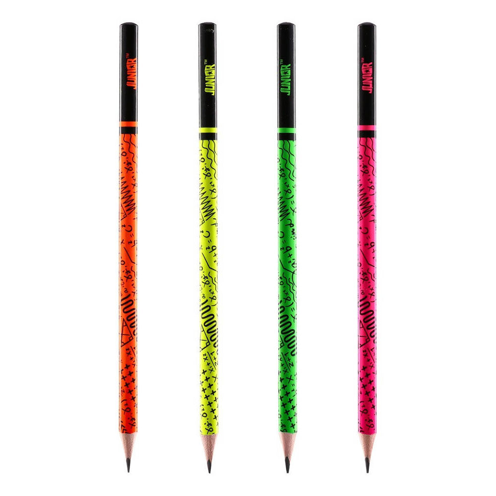 Молив Junior Grand, HB, на фигури, асорти, 1 брой