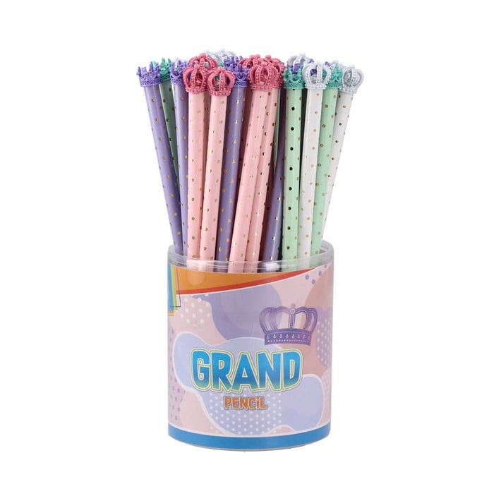 Молив Sazio Grand, HB, с корона, асорти