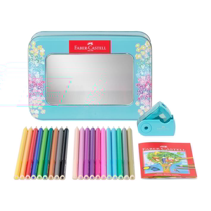 Faber-Castell Цветни моливи Sparkle, 20 цвята, с острилка