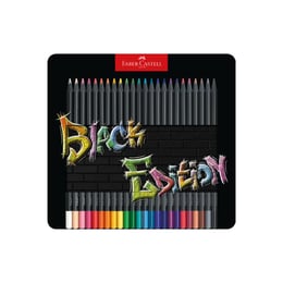 Faber-Castell Моливи Black Edition, 24 цвята, в метална кутия