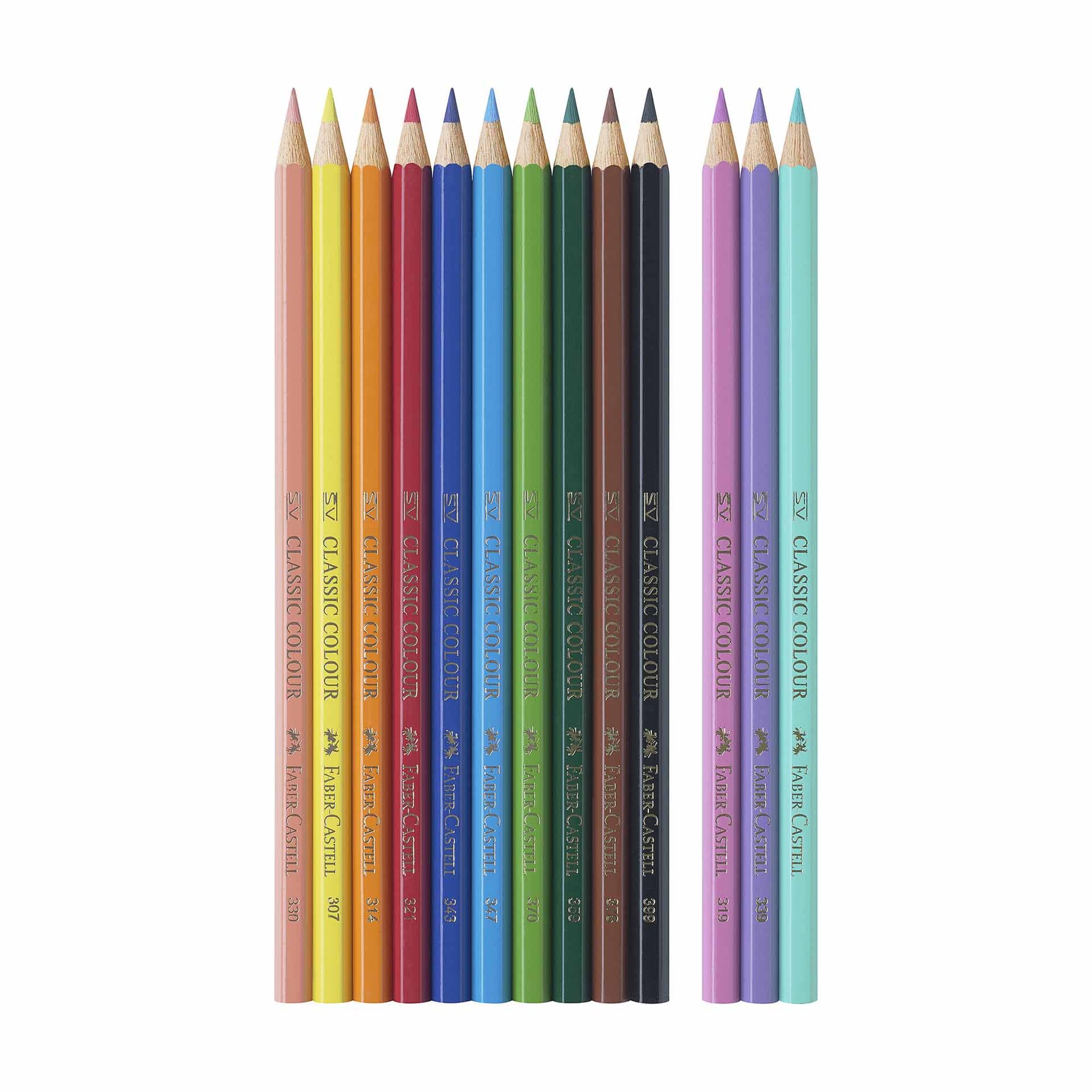 Faber-Castell Цветни моливи Еднорог, 10 стандартни и 3 пастелни цвята