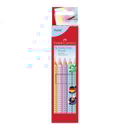 Faber-Castell Моливи Jumbo Grip 2001 Pastel, 5 цвята